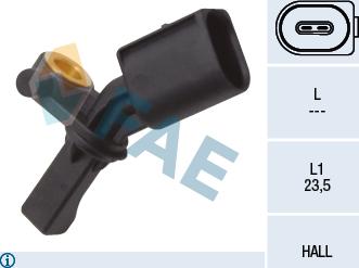FAE 78010 - Capteur, vitesse de roue droxauto.com