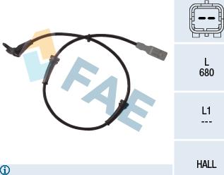 FAE 78036 - Capteur, vitesse de roue droxauto.com