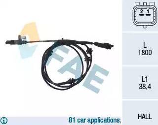 FAE 78032 - Capteur, vitesse de roue droxauto.com