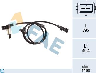 FAE 78193 - Capteur, vitesse de roue droxauto.com