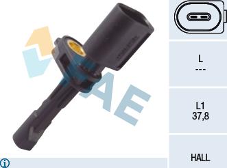 FAE 78106 - Capteur, vitesse de roue droxauto.com