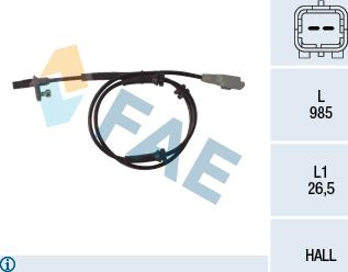 FAE 78118 - Capteur, vitesse de roue droxauto.com