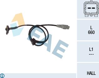 FAE 78117 - Capteur, vitesse de roue droxauto.com