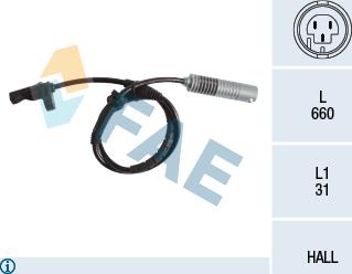 FAE 78186 - Capteur, vitesse de roue droxauto.com