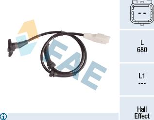 FAE 78181 - Capteur, vitesse de roue droxauto.com