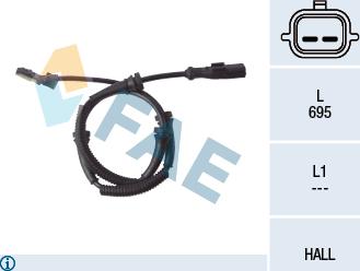 FAE 78124 - Capteur, vitesse de roue droxauto.com