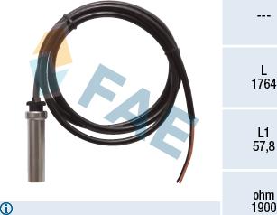 FAE 78399 - Capteur, vitesse de roue droxauto.com