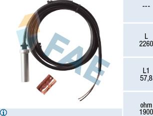 FAE 78398 - Capteur, vitesse de roue droxauto.com