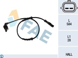 FAE 78358 - Capteur, vitesse de roue droxauto.com