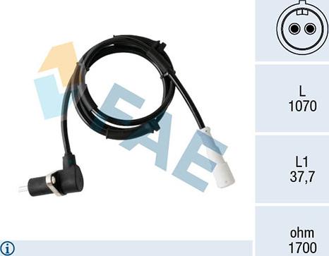 FAE 78388 - Capteur, vitesse de roue droxauto.com