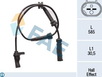 FAE 78324 - Capteur, vitesse de roue droxauto.com