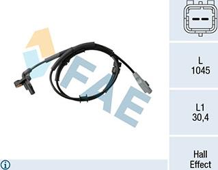 FAE 78326 - Capteur, vitesse de roue droxauto.com