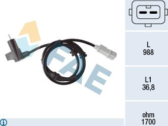 FAE 78373 - Capteur, vitesse de roue droxauto.com
