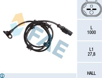 FAE 78245 - Capteur, vitesse de roue droxauto.com