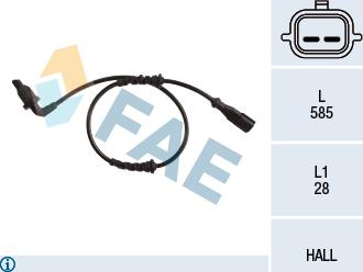 FAE 78220 - Capteur, vitesse de roue droxauto.com
