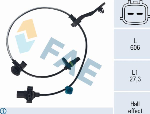 FAE 78742 - Capteur, vitesse de roue droxauto.com
