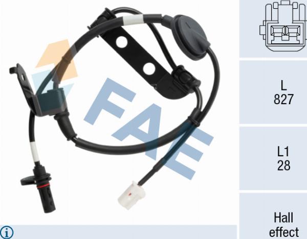 FAE 78755 - Capteur, vitesse de roue droxauto.com