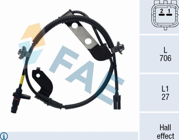 FAE 78780 - Capteur, vitesse de roue droxauto.com