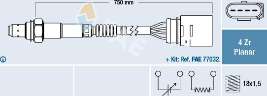 FAE 77906 - Sonde lambda droxauto.com