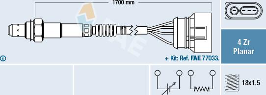 FAE 77903 - Sonde lambda droxauto.com