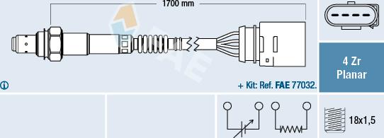 FAE 77902 - Sonde lambda droxauto.com