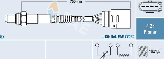 FAE 77907 - Sonde lambda droxauto.com