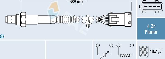 FAE 77494 - Sonde lambda droxauto.com
