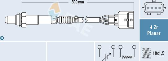FAE 77492 - Sonde lambda droxauto.com