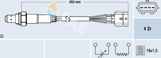 FAE 77469 - Sonde lambda droxauto.com