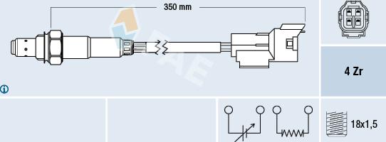 FAE 77480 - Sonde lambda droxauto.com