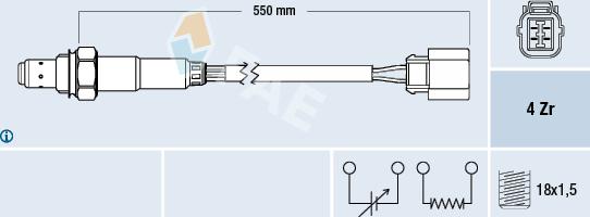 FAE 77473 - Sonde lambda droxauto.com