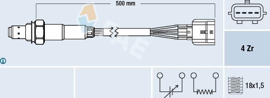 FAE 77584 - Sonde lambda droxauto.com