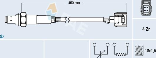FAE 77523 - Sonde lambda droxauto.com