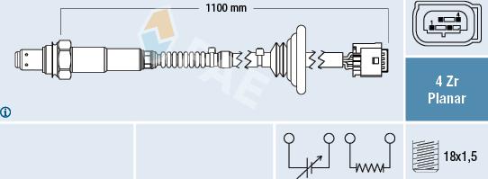 FAE 77646 - Sonde lambda droxauto.com