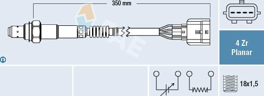 FAE 77625 - Sonde lambda droxauto.com