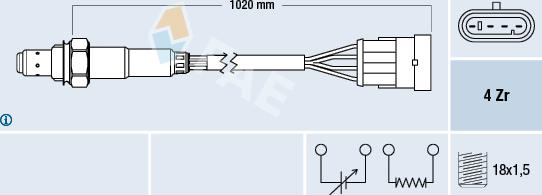 FAE 77192 - Sonde lambda droxauto.com