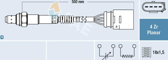 FAE 77148 - Sonde lambda droxauto.com