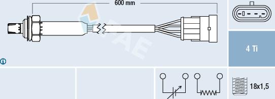 FAE 77183 - Sonde lambda droxauto.com