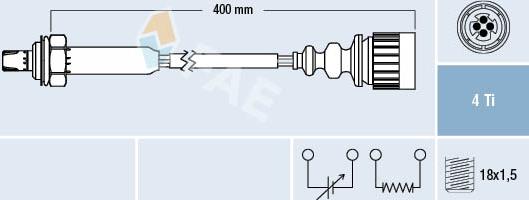 FAE 77187 - Sonde lambda droxauto.com