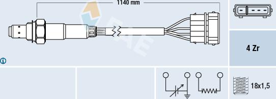 FAE 77130 - Sonde lambda droxauto.com