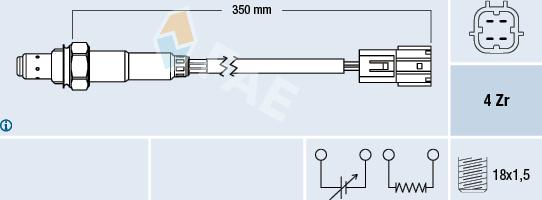 FAE 77391 - Sonde lambda droxauto.com