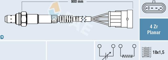 FAE 77362 - Sonde lambda droxauto.com