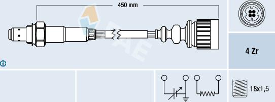 FAE 77367 - Sonde lambda droxauto.com