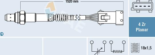 FAE 77242 - Sonde lambda droxauto.com
