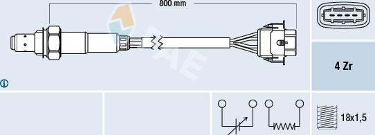 FAE 77247 - Sonde lambda droxauto.com