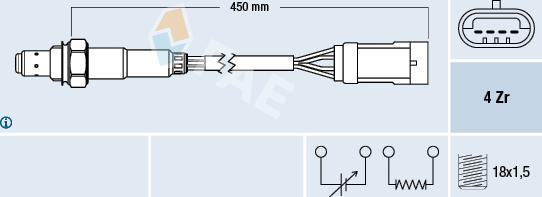 FAE 77207 - Sonde lambda droxauto.com