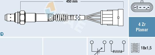 FAE 77224 - Sonde lambda droxauto.com
