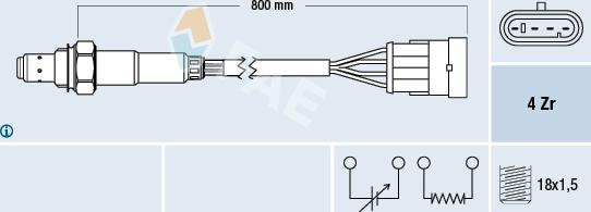 FAE 77220 - Sonde lambda droxauto.com
