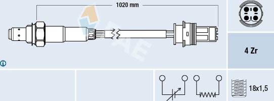 FAE 77275 - Sonde lambda droxauto.com