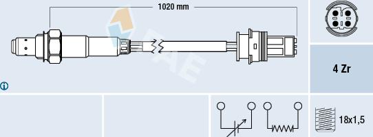 FAE 77277 - Sonde lambda droxauto.com